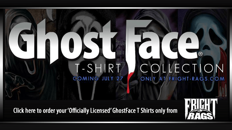 GhostFace T-Shirts from Fright Rags!