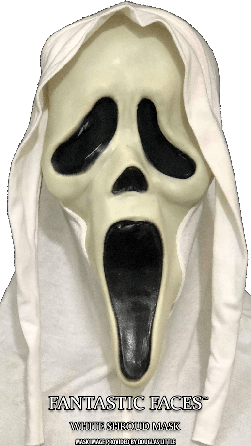 Fantastic Faces White Shroud GhostFace Mask